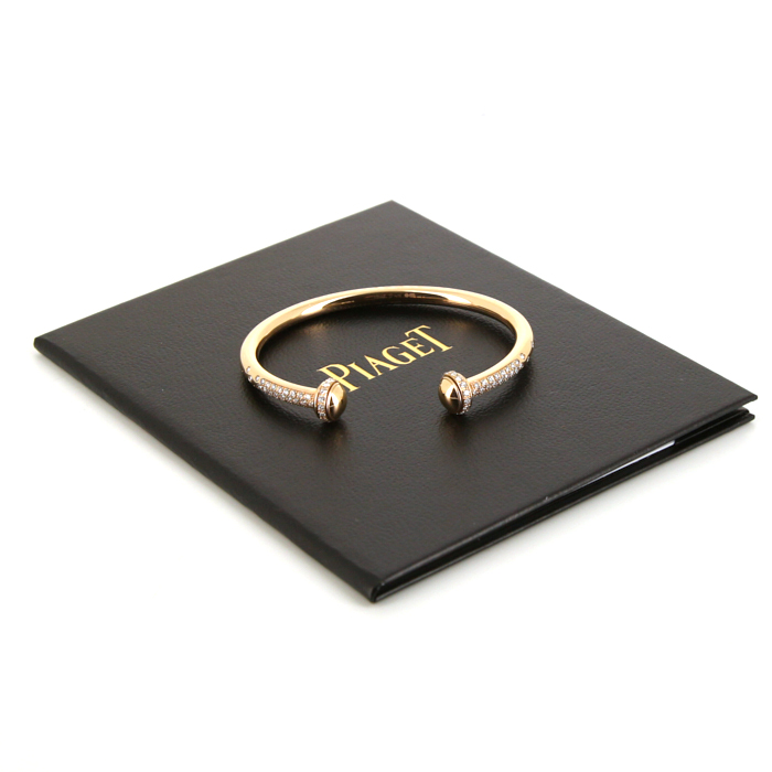 Piaget Possession bracelet in pink gold and diamonds - Detail D2
