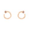 Piaget earrings in pink gold and diamonds - 00pp thumbnail