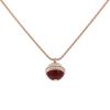 Piaget Possession long necklace in pink gold,  cornelian and diamonds - 00pp thumbnail