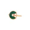 Cartier Amulette XS model ring in pink gold,  malachite and diamond - 00pp thumbnail