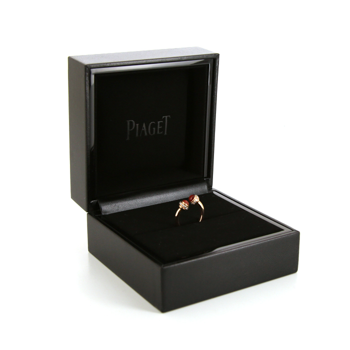 Bague Piaget Possession en or rose, diamants et cornaline - Detail D2