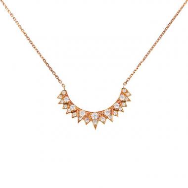 Collar Piaget Sunlight en oro rosa y diamantes