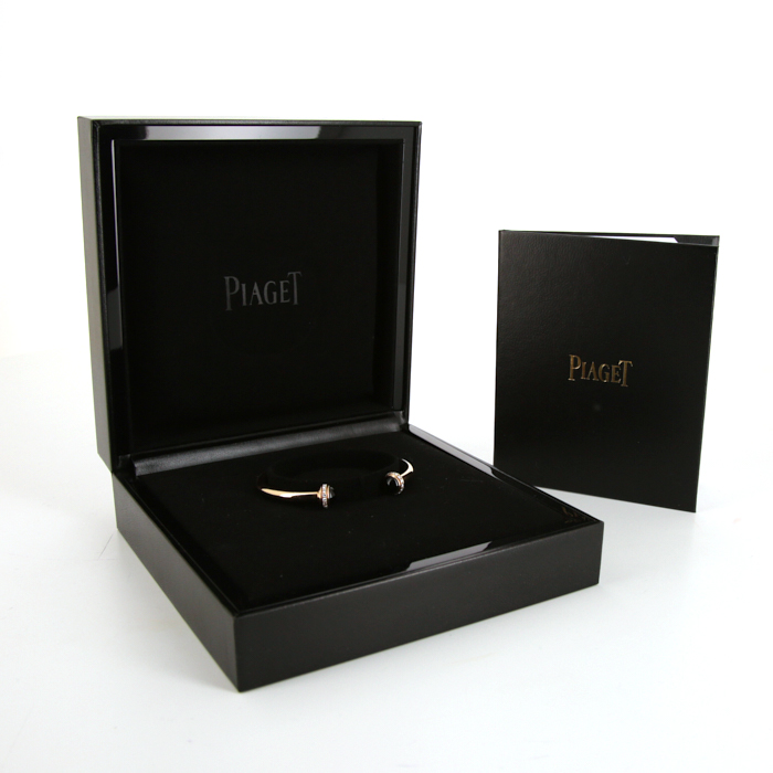 Bracelet Piaget Possession en or rose,  diamants et onyx - Detail D2