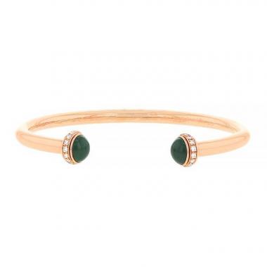Brazalete Piaget Possession en oro rosa,  malachite y diamantes