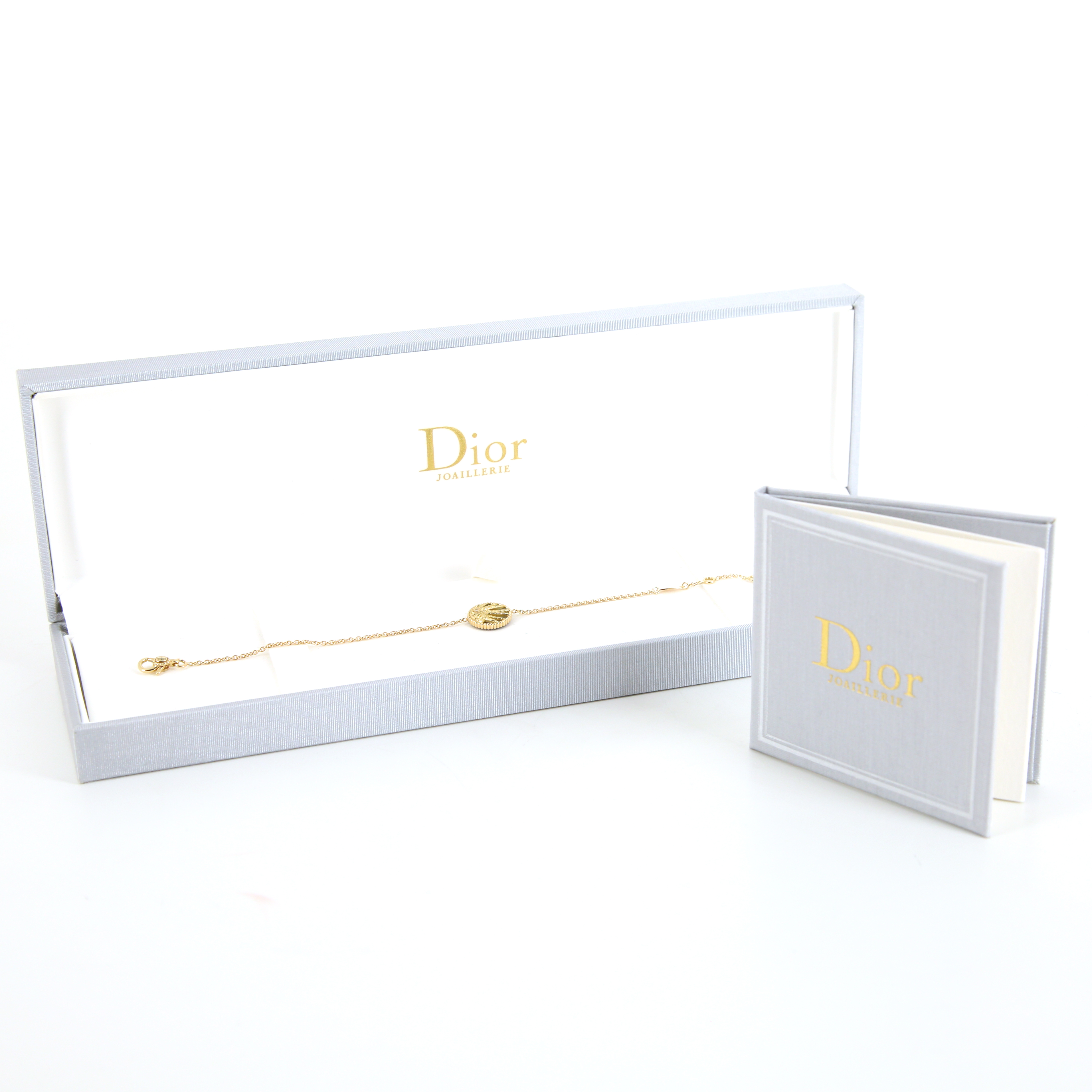 Dior Rose Céleste bracelet reversible in yellow gold,  mother of pearl and onyx - Detail D3