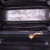 Gucci Bamboo handbag in black lizzard and bamboo - Detail D2 thumbnail