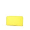 Billetera Louis Vuitton Zippy en cuero Epi amarillo - 00pp thumbnail