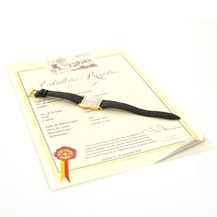 Orologio Patek Philippe in oro giallo Circa  1940