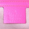 Borsa Gucci Jackie in tela beige a fiori e pelle rosa - Detail D3 thumbnail