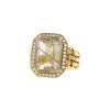 Chanel My Chain ring in yellow gold, rutilated quartz and diamonds - 00pp thumbnail