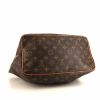 Bolso de mano Louis Vuitton Palermo en lona Monogram marrón y cuero natural - Detail D5 thumbnail