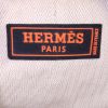 Borsa weekend Hermès Matelot in tessuto a spina di pesce beige - Detail D3 thumbnail
