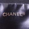 Sac cabas Chanel Grand Shopping en cuir grainé matelassé noir - Detail D3 thumbnail