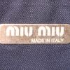 Bolso de mano Miu Miu en cuero granulado negro - Detail D3 thumbnail