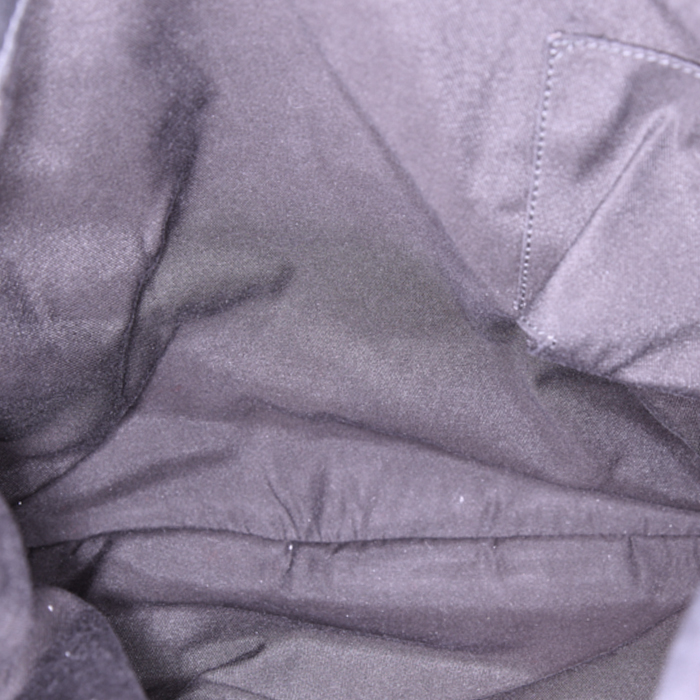 Shopping bag Gucci Bamboo Indy Hobo in pelle nera e bambù - Detail D3