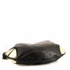 Gucci Bamboo Indy Hobo shopping bag in black leather and bamboo - Detail D5 thumbnail