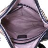 Burberry Dryden shoulder bag in beige Haymarket canvas and black leather - Detail D2 thumbnail