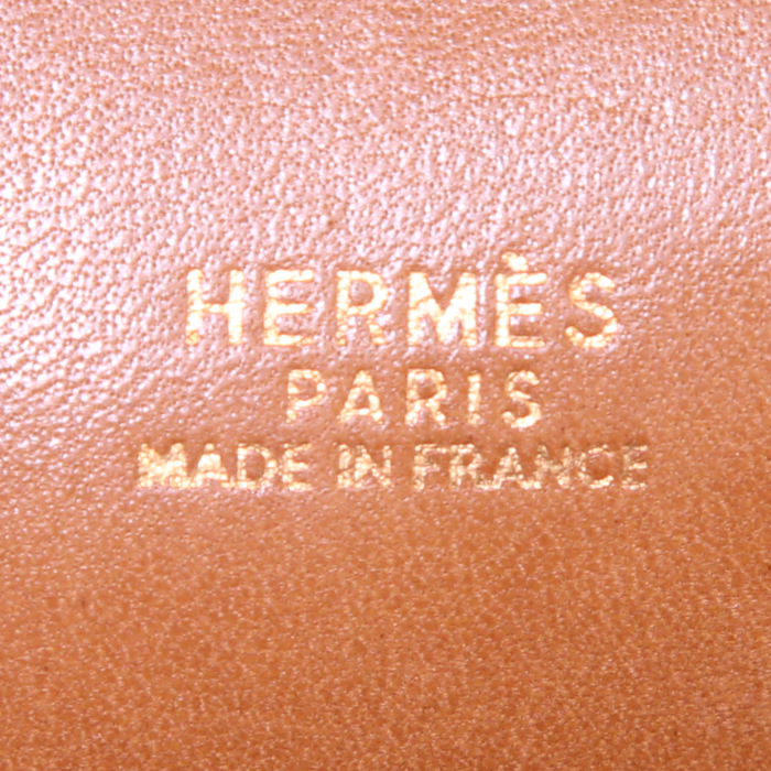 Borsa Hermes Bolide in pelle gold - Detail D4