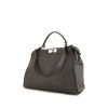 Fendi Peekaboo Selleria handbag in grey grained leather - 00pp thumbnail