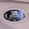 Fendi Peekaboo Selleria handbag in grey grained leather - Detail D4 thumbnail