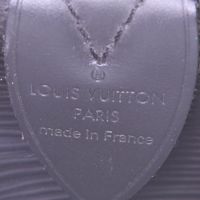 Borsa Louis Vuitton Speedy 35 in pelle Epi nera - Detail D3