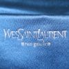 Pochette Saint Laurent Belle de Jour in pelle verniciata blu - Detail D3 thumbnail