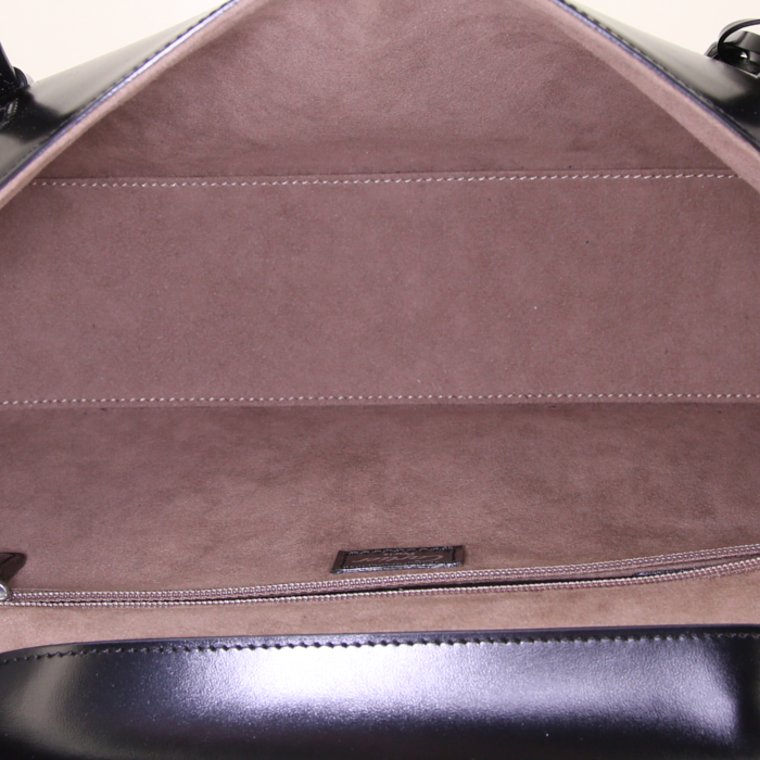 Sac à main Cartier Cabochon en cuir noir - Detail D2