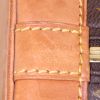 Louis Vuitton Alma medium model handbag in brown monogram canvas and natural leather - Detail D3 thumbnail
