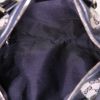 Gucci Boston handbag in grey monogram canvas and black leather - Detail D2 thumbnail