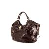 Bolso de mano Louis Vuitton Surya en charol marrón - 00pp thumbnail
