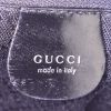 Gucci Bamboo shopping bag in black canvas and black leather - Detail D3 thumbnail