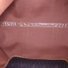 Borsa da viaggio Dior Vintage in tela monogram marrone e pelle marrone - Detail D2 thumbnail