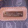 Borsa da viaggio Dior Vintage in tela monogram marrone e pelle marrone - Detail D3 thumbnail