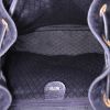 Bolso de mano Gucci Bamboo en ante negro y cuero granulado negro - Detail D2 thumbnail