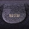 Bolso de mano Gucci Bamboo en ante negro y cuero granulado negro - Detail D3 thumbnail
