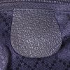 Mochila Gucci Bamboo en ante negro y cuero granulado negro - Detail D3 thumbnail