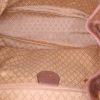 Gucci Bamboo handbag in brown suede and brown grained leather - Detail D2 thumbnail