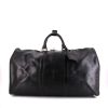 Sac de voyage Louis Vuitton Keepall 50 cm en cuir épi noir - 360 thumbnail