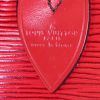 Bolsa de viaje Louis Vuitton Keepall 55 cm en cuero Epi rojo - Detail D3 thumbnail