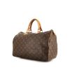 Louis Vuitton Speedy 35 handbag in brown monogram canvas and natural leather - 00pp thumbnail