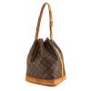 Louis Vuitton grand Noé large model messenger bag in brown monogram canvas and natural leather - 00pp thumbnail