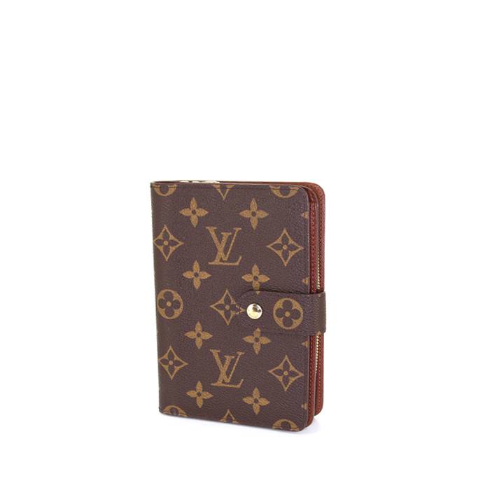 Passport cover patent leather small bag Louis Vuitton Brown in