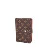 Louis Vuitton Organizer wallet in brown monogram canvas and brown leather - 00pp thumbnail