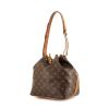 Louis Vuitton petit Noé messenger bag in brown monogram canvas and natural leather - 00pp thumbnail