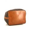 Louis Vuitton petit Noé messenger bag in brown monogram canvas and natural leather - Detail D4 thumbnail
