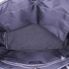 Shopping bag Dior Panarea modello piccolo in tela cannage nera e pelle nera - Detail D2 thumbnail