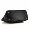 Shopping bag Dior Panarea modello piccolo in tela cannage nera e pelle nera - Detail D4 thumbnail