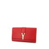 Bolsito de mano Yves Saint Laurent Chyc en cuero rojo - 00pp thumbnail