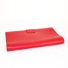Pochette Yves Saint Laurent Chyc en cuir rouge - Detail D4 thumbnail