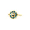 Dior Rose des vents ring in yellow gold,  turquoise and diamond - 00pp thumbnail